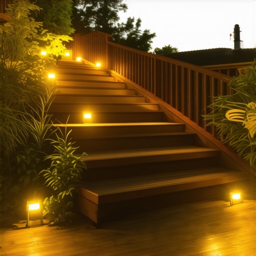 The glare-free way to light your deck stairs for safety