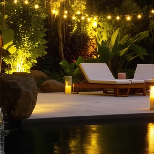 The lighting secret for creating a resort feel in your backyard
