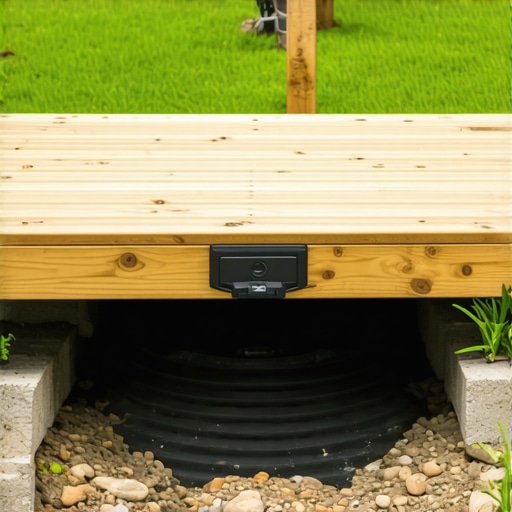 The secret to building a deck over a septic tank access
