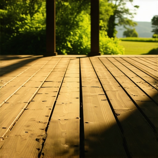 Why I avoid dark brown decking in direct sunlight