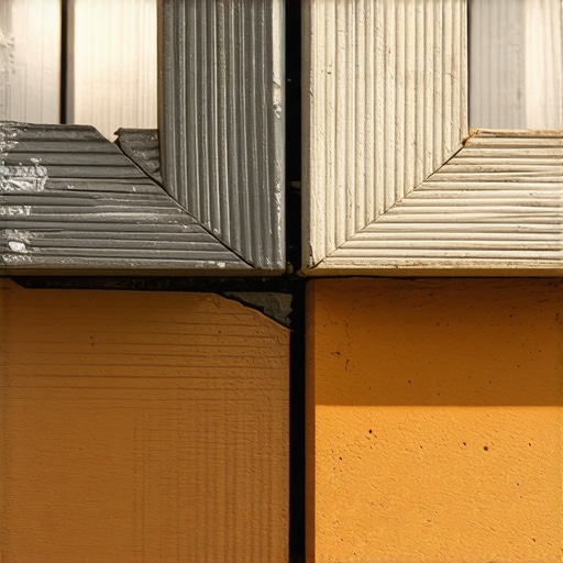 A close-up view of a warped deck fascia board showing the damage caused by improper thermal expansion gaps.