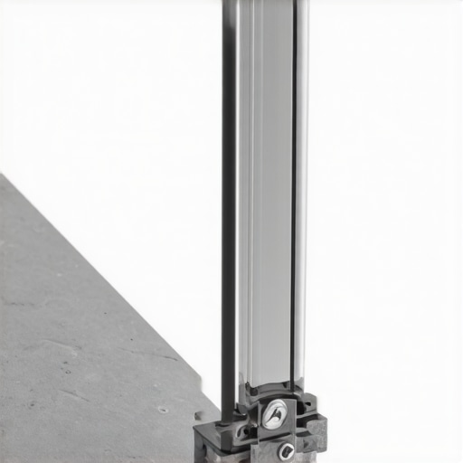 Close-up shot of a stainless steel bracket securing a glass baluster to a deck railing.