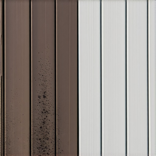 Comparing Dark vs Light Decking Maintenance Comparison of dirt visibility on dark brown and light gray composite deck boards.