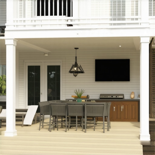 3D digital deck design model for outdoor living space