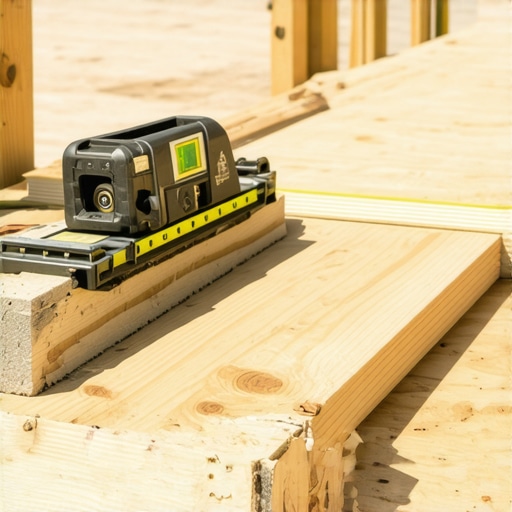 How to level a deck frame on uneven ground without using a laser