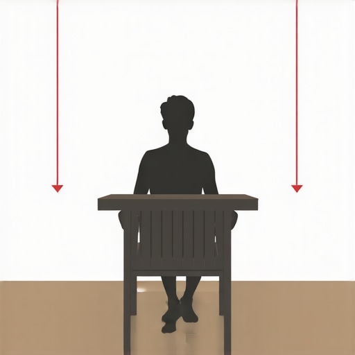 A diagram showing the correct height and depth for outdoor deck dining furniture.