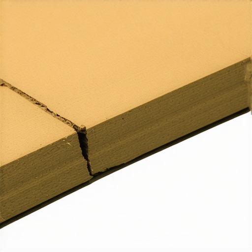 Close-up of a 1/4 inch expansion gap between composite decking and house siding.