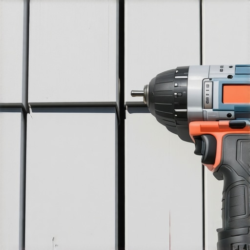 Impact driver and structural screws on a composite deck surface