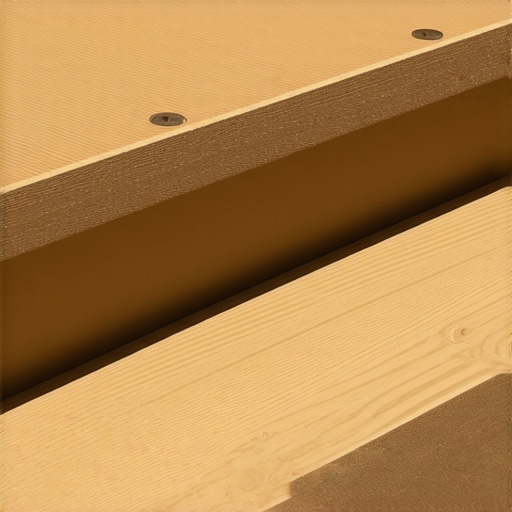 Close up of a composite deck stair stringer wrapped in matching fascia board with clean miter joints.