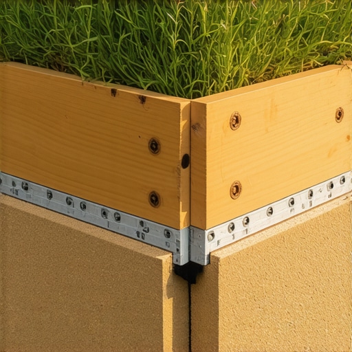 Professional Joist Spacing for Heavy Deck Loads A cross-section showing 12-inch joist spacing and structural support under a heavy deck planter.