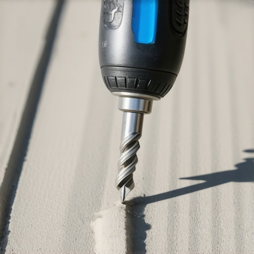 Impact driver with depth bit installing composite deck fasteners