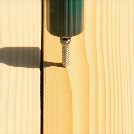 Professional Tools for Deck Building Impact driver being used on a composite deck board