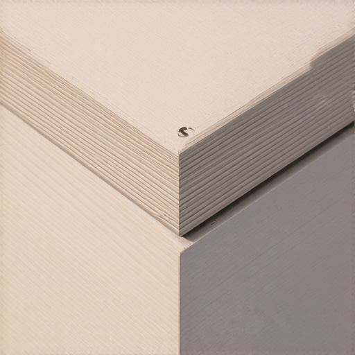 A close-up of a professionally installed composite fascia miter joint with a necessary thermal expansion gap.