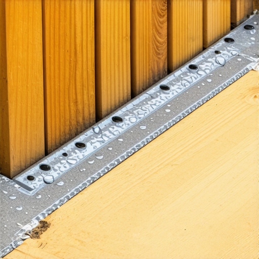The secret to a waterproof connection where the deck meets the wall