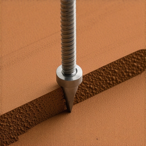 Using a Depth-Setting Bit on Composite Decking A depth-setting drill bit ensuring a flush screw finish on a composite deck surface.