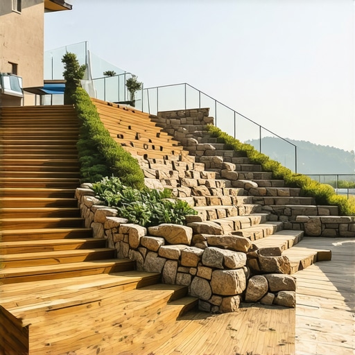 Why tiered decks are the superior choice for steeply sloped backyards