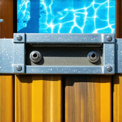 Why we always use stainless steel hardware for poolside deck frames